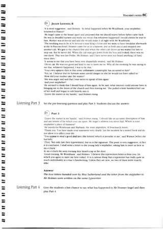 Listening and speaking. advanced.