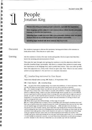 Listening and speaking. advanced.