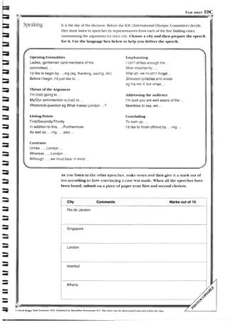 Listening and speaking. advanced.