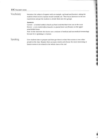 Listening and speaking. advanced.