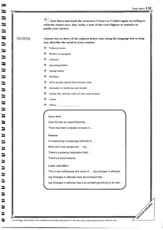 Listening and speaking. advanced.