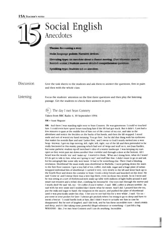 Listening and speaking. advanced.