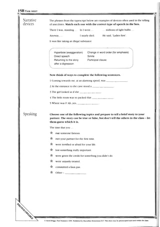 Listening and speaking. advanced.