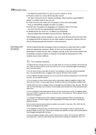 Listening and speaking. advanced.