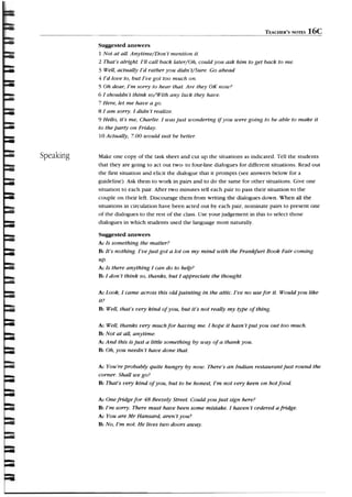 Listening and speaking. advanced.