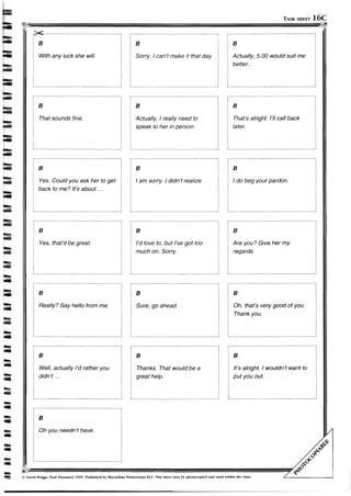 Listening and speaking. advanced.