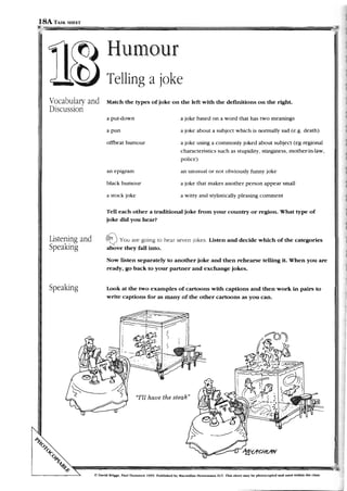 Listening and speaking. advanced.