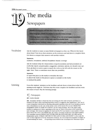 Listening and speaking. advanced.