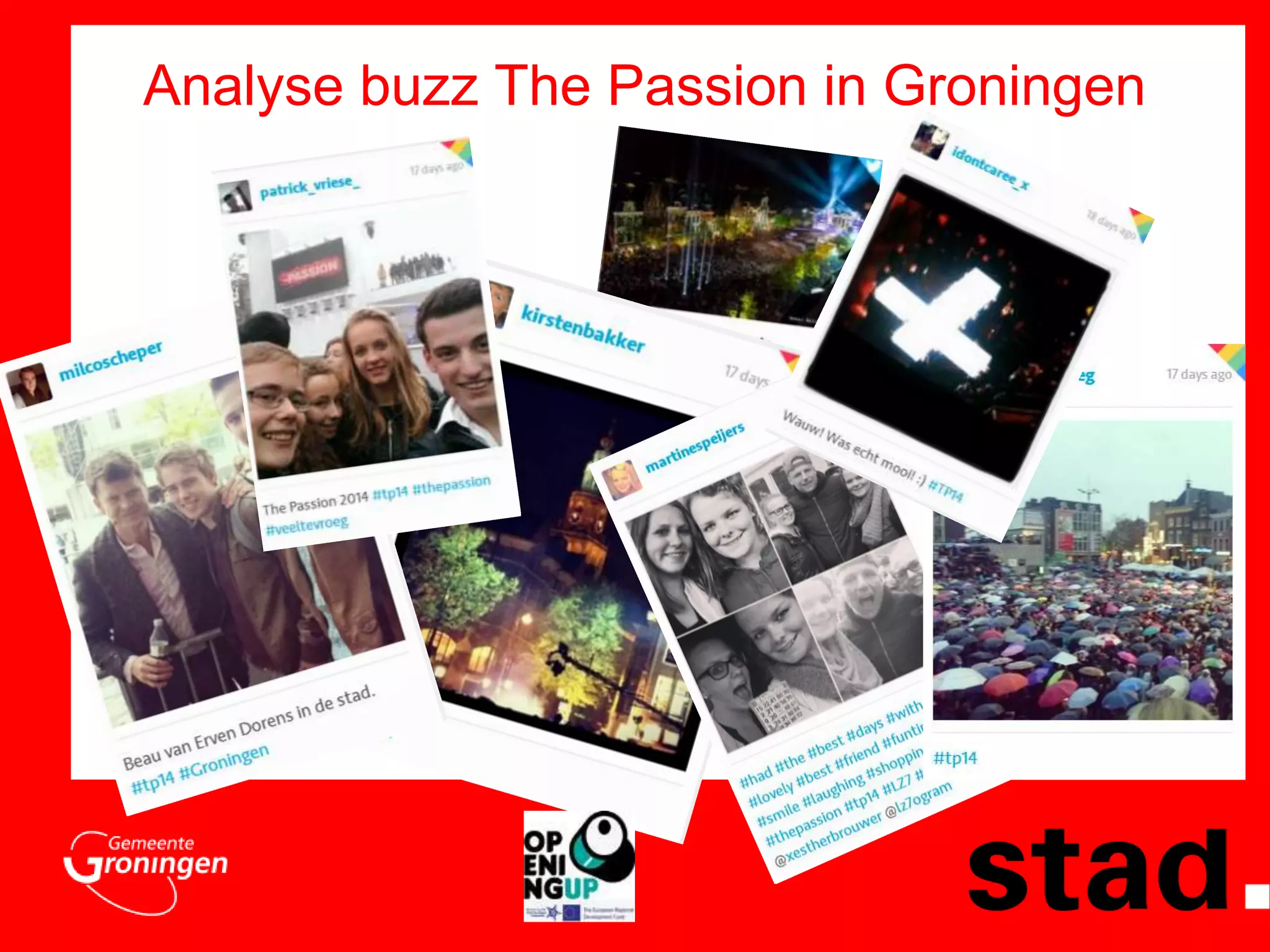 Analyse buzz The Passion in Groningen 
 