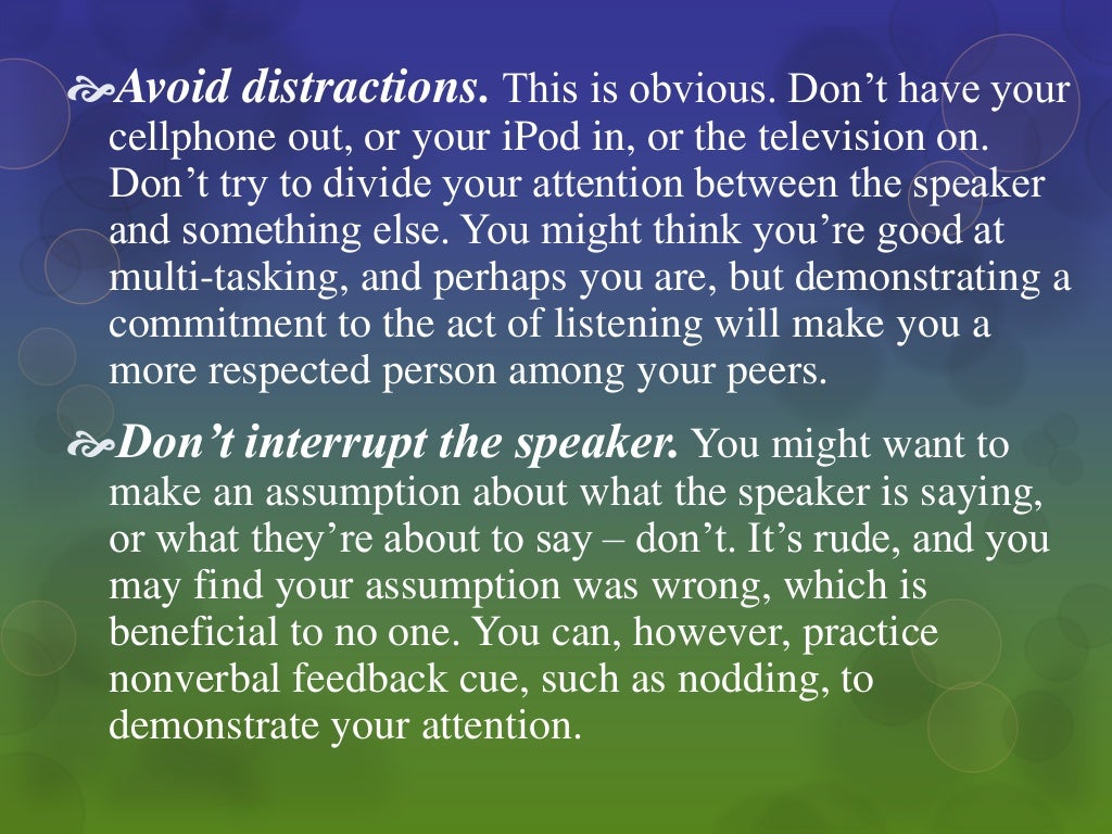 definition of listening definition of listening