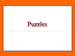 Puzzles 