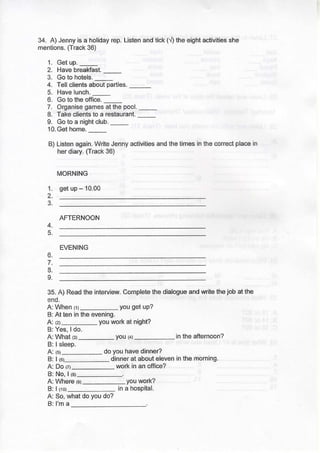 Listening exercises 1st term nb1