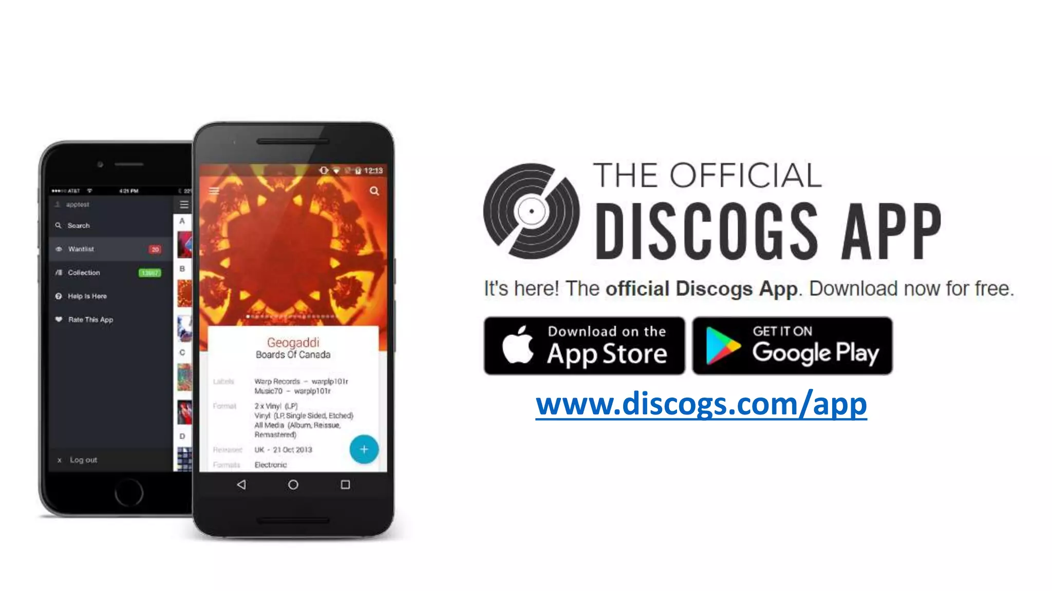 www.discogs.com/app
 