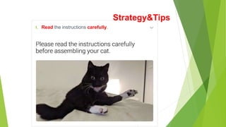Strategy&Tips
1. Read the instructions carefully.
 