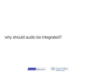 how can interfaces use more listening?
 