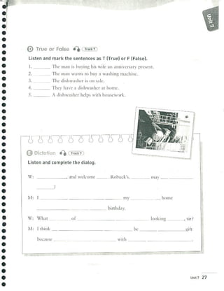 Listening practice through dictation 2 | PDF
