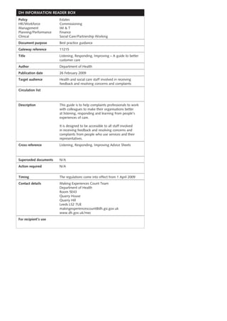 Listening, responding, improving_-_customer_care_guide[1] | PDF