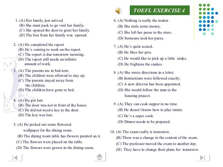 Jawaban Toefl Exercise 1 3 Guru Paud Jawaban Toefl Exercise 1 3 Guru Paud