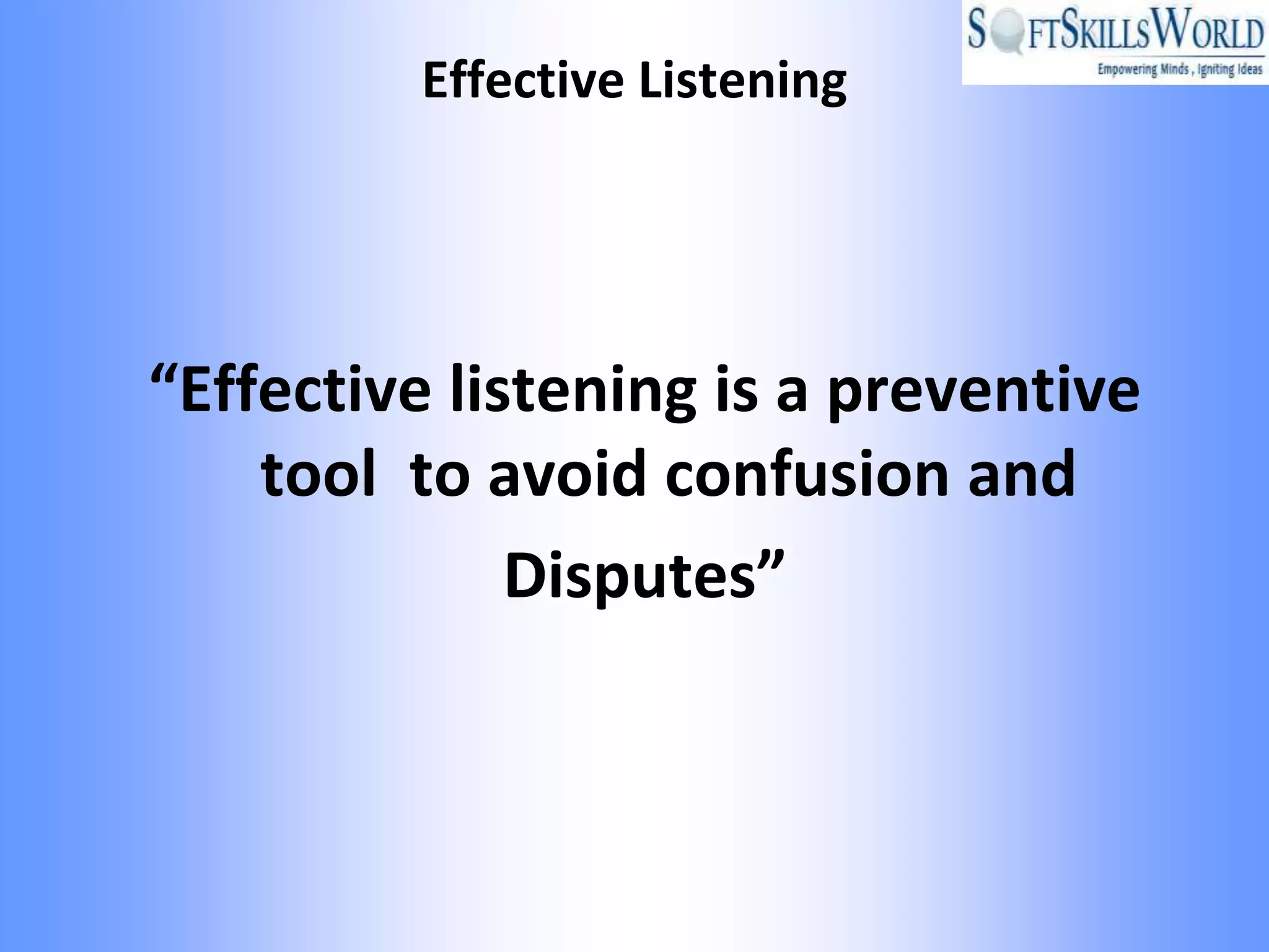 Listening skills | PPTX