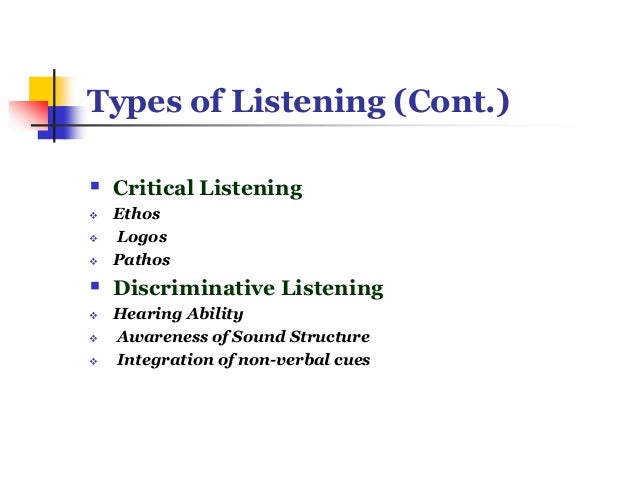 listening and critical thinking skills listening and critical thinking skills