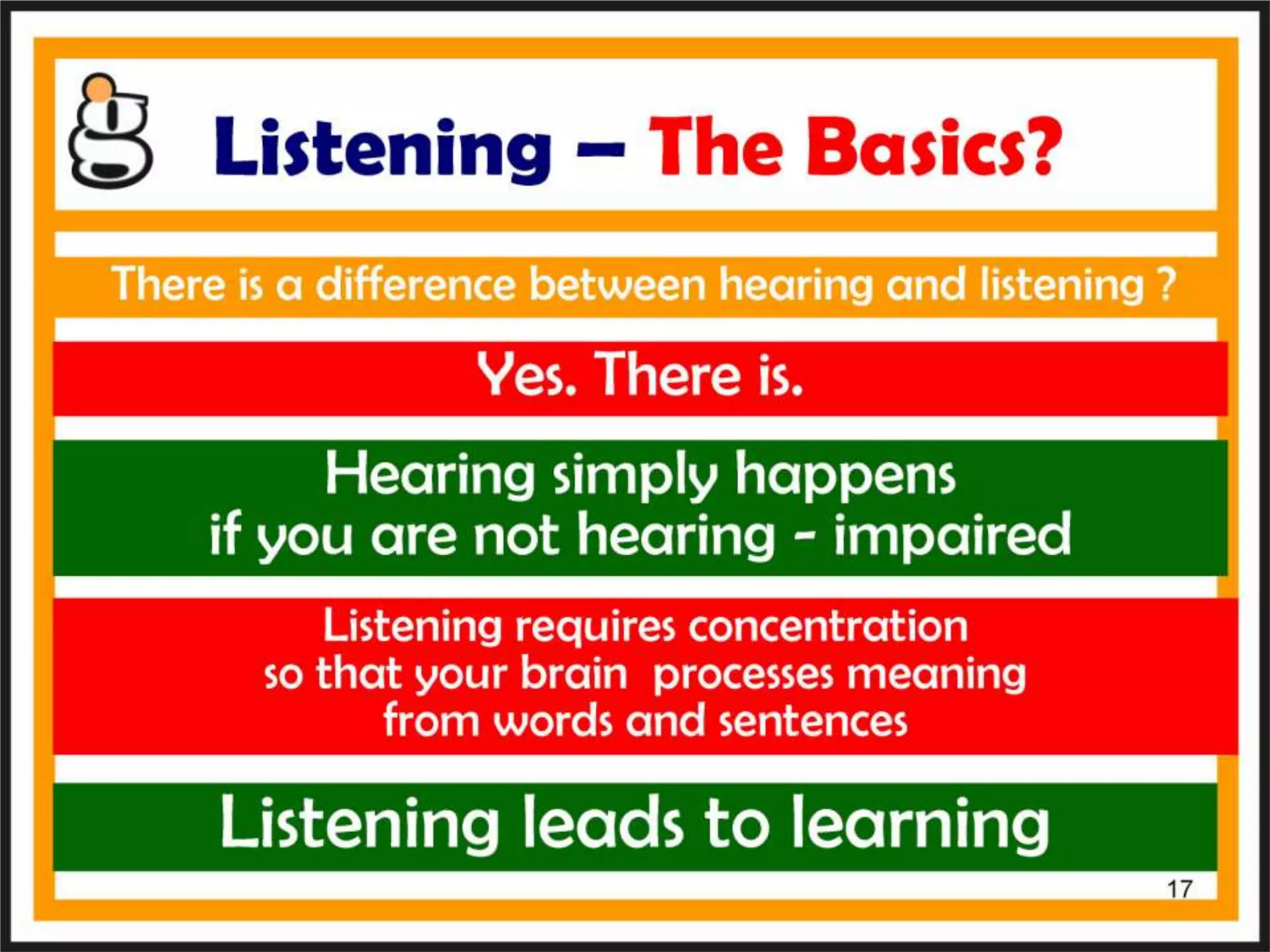 Listening skills 02 / 08