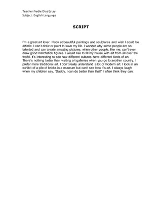 Listening test | DOCX