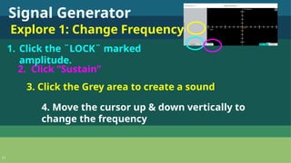 Signwaves Generator Listening to Simple Waves - Signal Generator.pptx