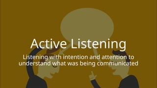 Listening Vs Hearing. What is the difference? | PPTX