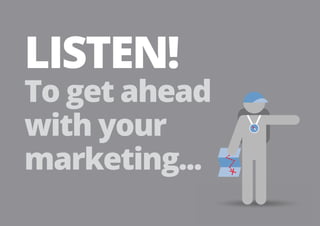 LISTEN!
To get ahead
with your
marketing...
 
