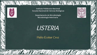 Listeria en animales