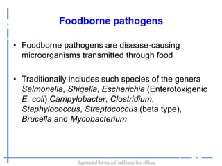 Listeria monocytogenes: An emerging foodborne pathogen in Ghana? 