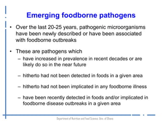 Listeria monocytogenes: An emerging foodborne pathogen in Ghana? 