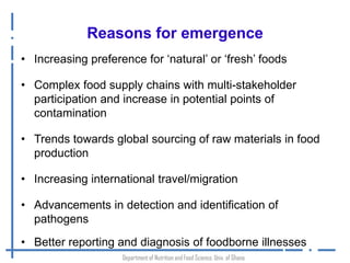 Listeria monocytogenes: An emerging foodborne pathogen in Ghana? 