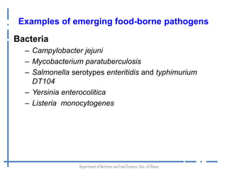 Listeria monocytogenes: An emerging foodborne pathogen in Ghana? 