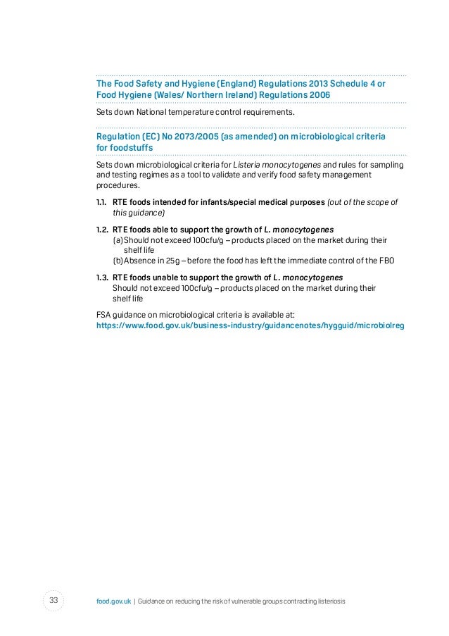 the food safety and hygiene england regulations