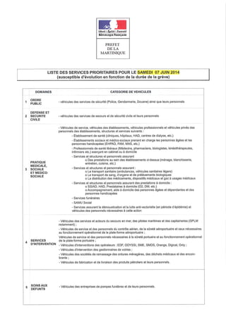 Liste services prioritaires 07 07-14