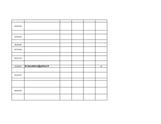 99 96 29 30
21 68 49 36
98.415.402
25 73 05 04
98 41 33 74
23.255.959 dr.bouattour@yahoo.fr x
20 22 23 73
98 65 63 26
 