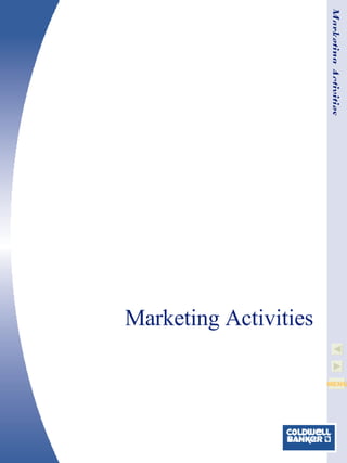 Marketing Activities Marketing Activities 