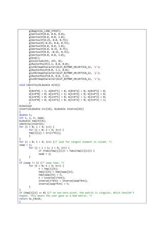 Tutorial Open GL (Listing Code)