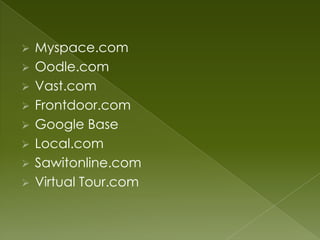 Listing Presentation