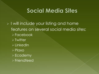 Listing Presentation