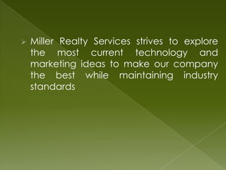 Listing Presentation