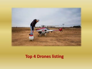 Top 4 Drones listing
 