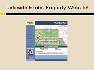 Lakeside Estates Property Website! 