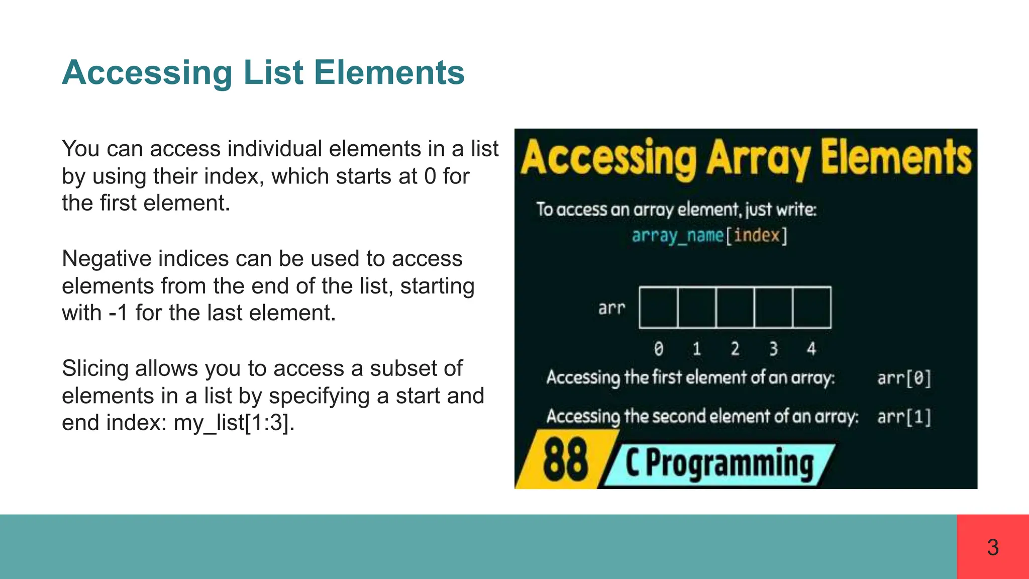 List In Python Programming. The linked list | PPT