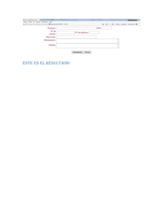 Este es el resultado