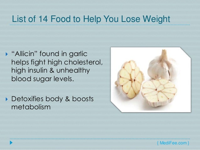 Garlic Helps You Lose Weight