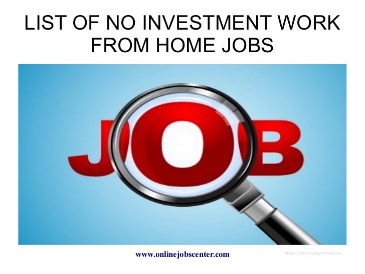 List of 15 online jobs