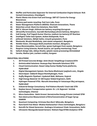 Comprehensive Showcase of 400 Indian Innovations Across Global Sectors ...