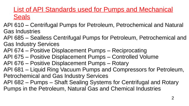 List Of API Standards For Rotating Equipment PPT list-of-api-standards-for-rotating-equipment-ppt